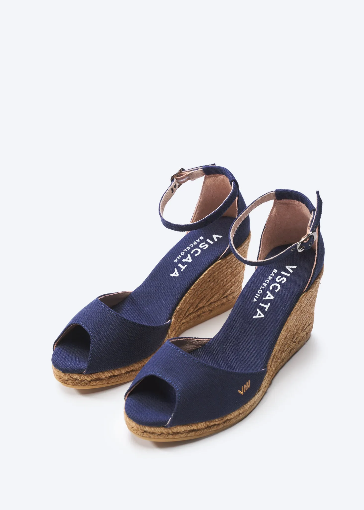 Aiguafreda Canvas Espadrille Sandal Wedges