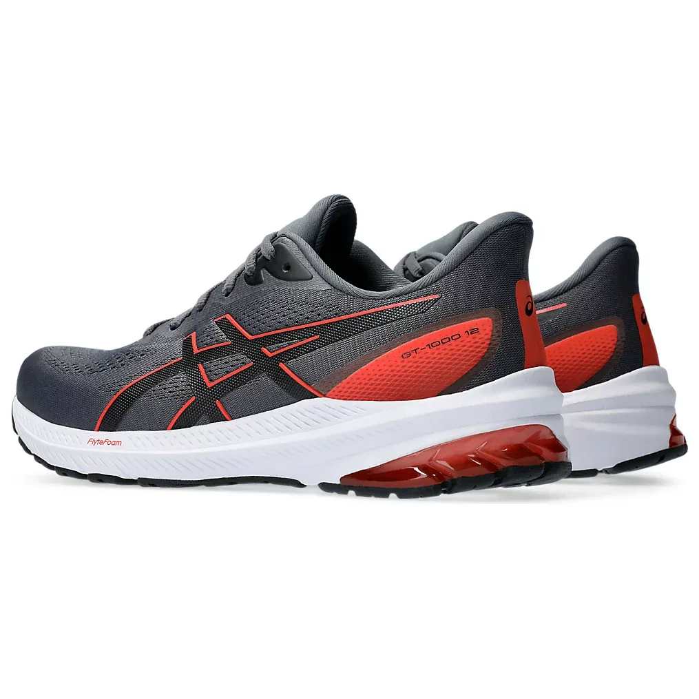 Asics Mens Trainer GT-1000 12 Carrier Grey/True Red