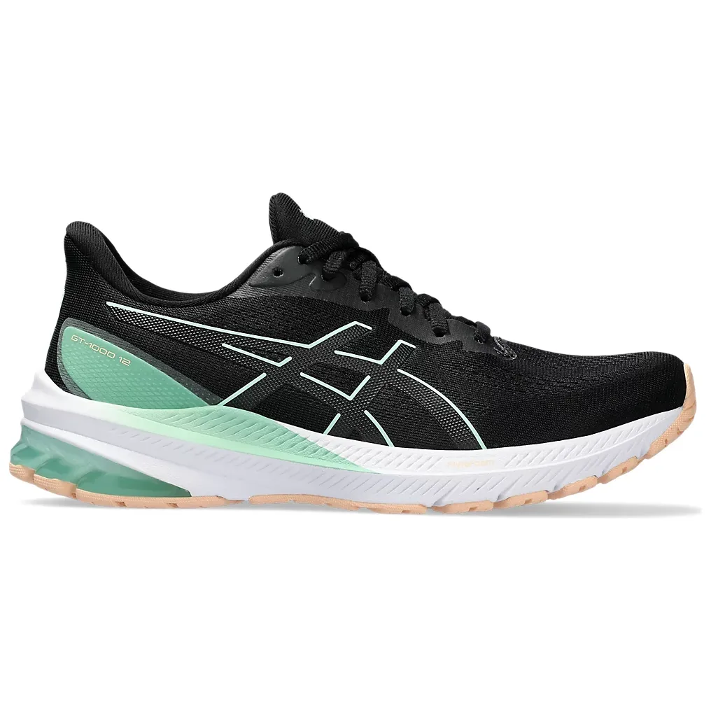 Asics Womens Trainer GT-1000 12 Black/Mint Tint