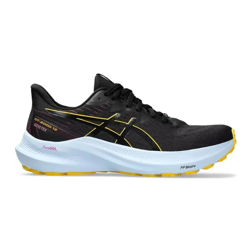 Asics Womens Trainer GT-2000 12 GTX Black/Saffron