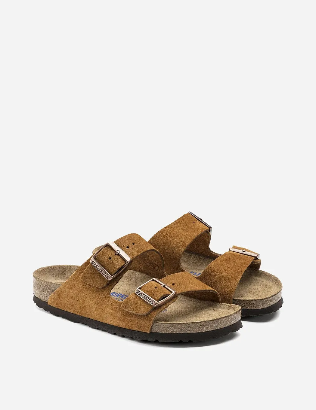 Birkenstock Arizona Sandals Suede (Regular) - Mink Brown