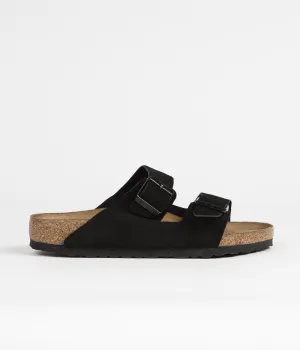 Birkenstock Arizona SFB Suede Sandals - Black