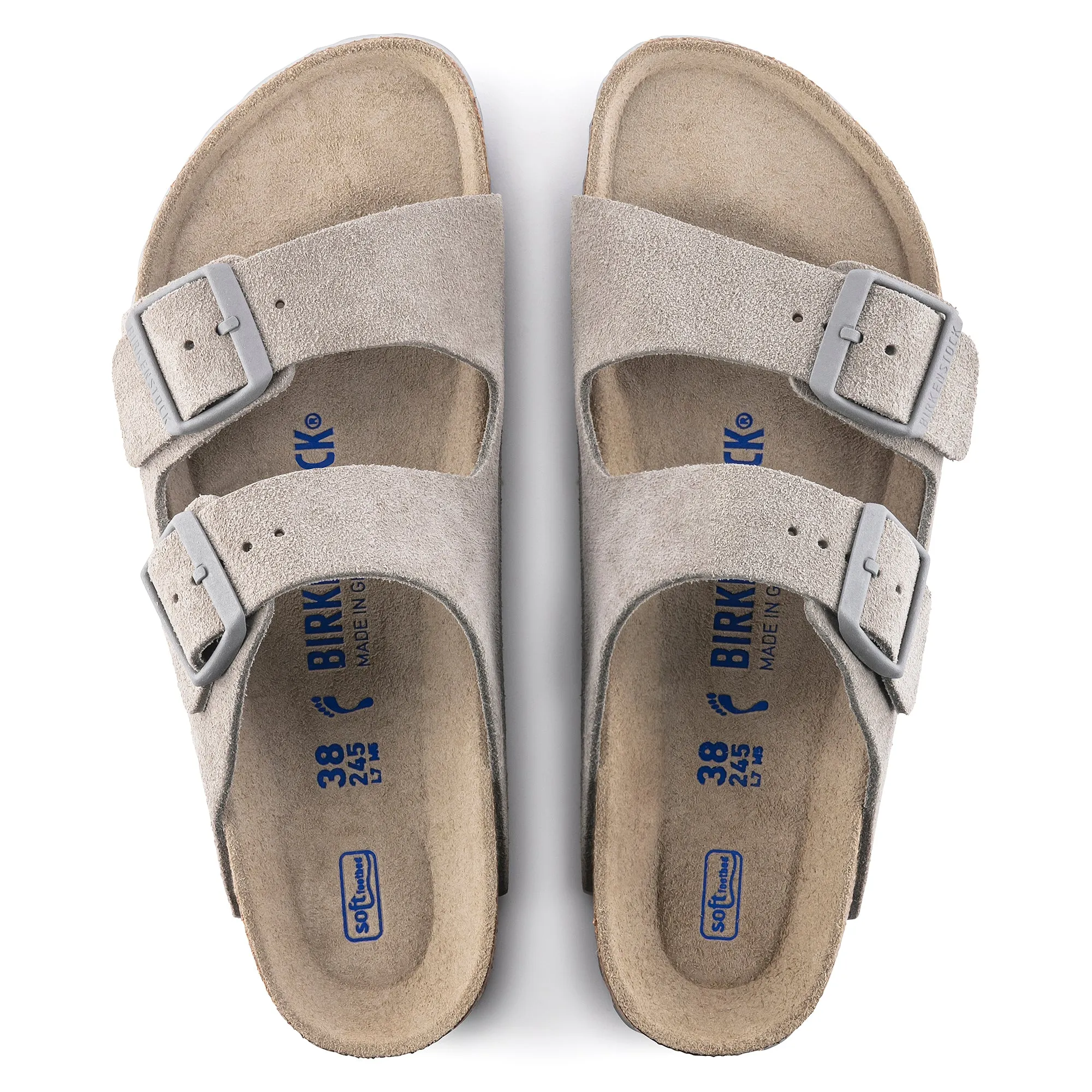 Birkenstock Arizona Soft Footbed Suede Leather Unisex (REGULARE/WIDE WIDTH)