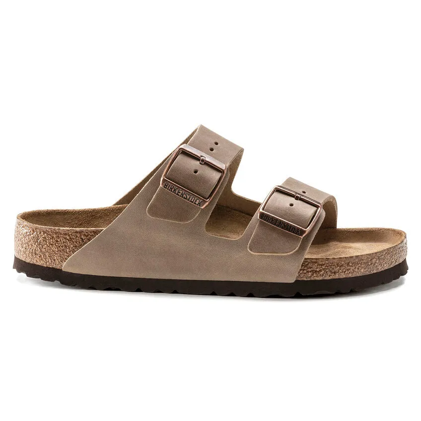 Birkenstock Arizona Soft Footbed - Tobacco Brown | Oiled Leather - 552811