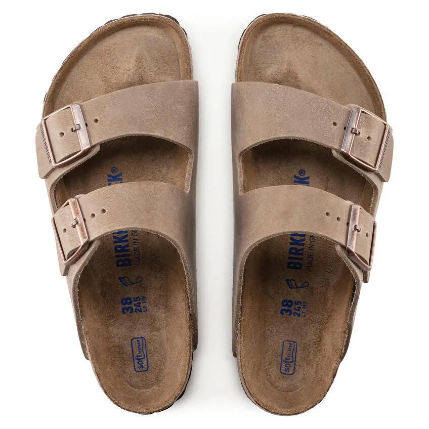 Birkenstock Arizona Soft Footbed - Tobacco Brown | Oiled Leather - 552811