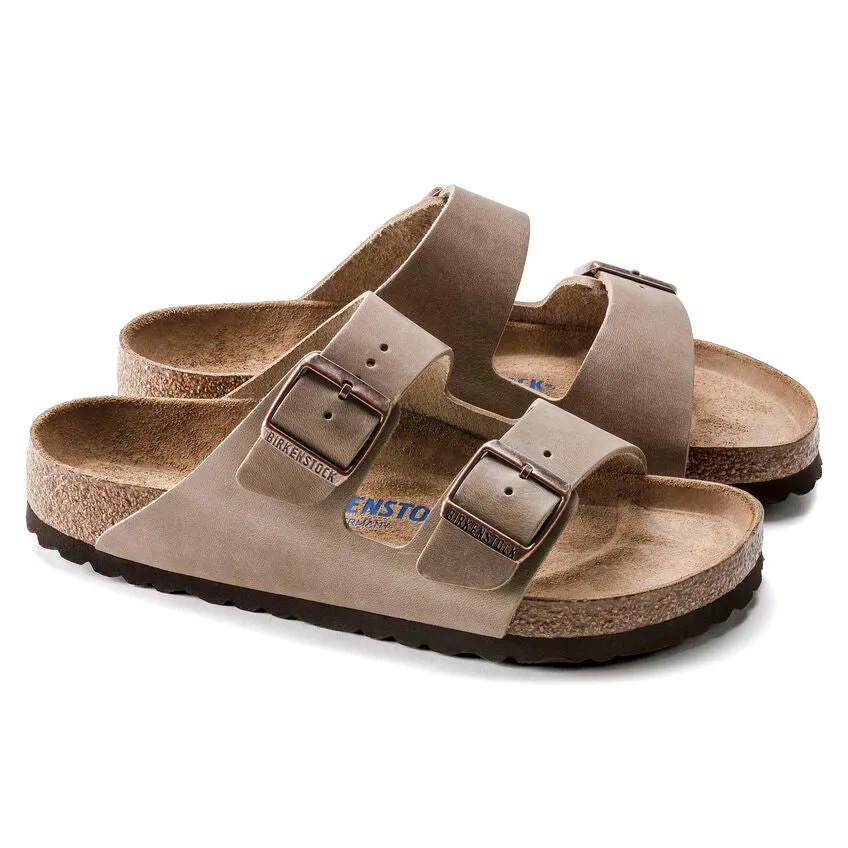 Birkenstock Arizona Soft Footbed - Tobacco Brown | Oiled Leather - 552811