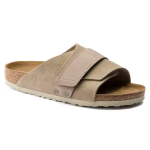 Birkenstock Kyoto Suede Nubuck Leather Taupe Women's