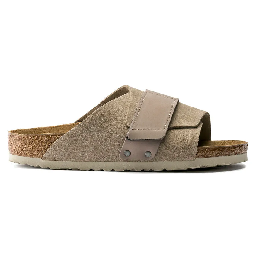 Birkenstock Kyoto Suede Nubuck Leather Taupe Women's