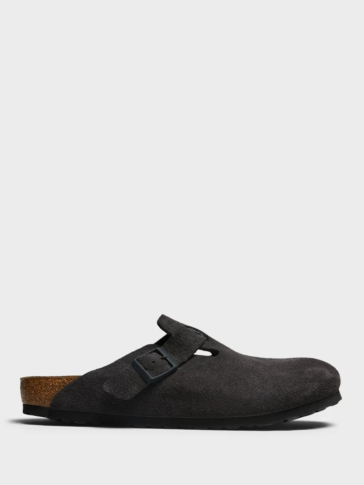 Boston Suede Sandals in Velvet Grey