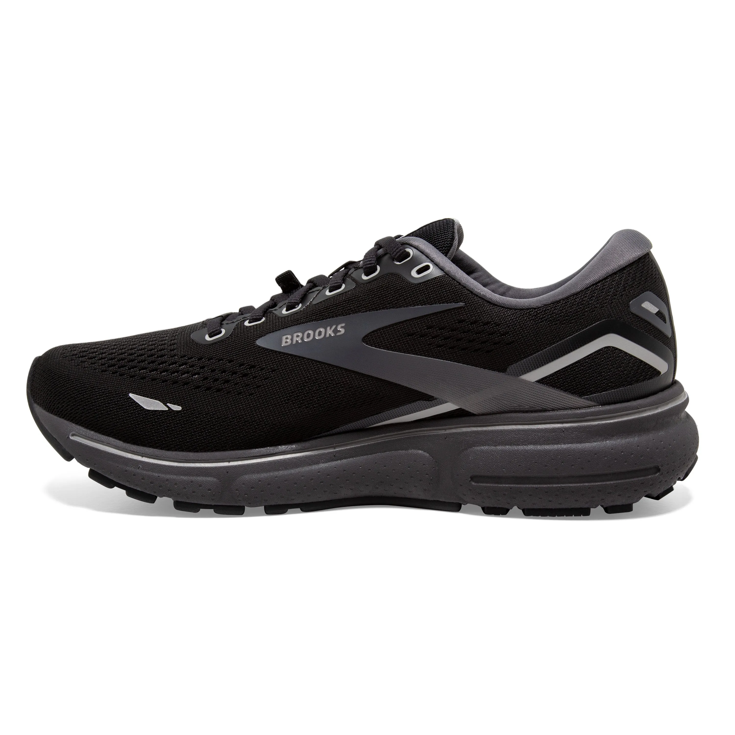 Brooks Womens Trainer Ghost 15 GTX Black/Blackened Pearl/Alloy