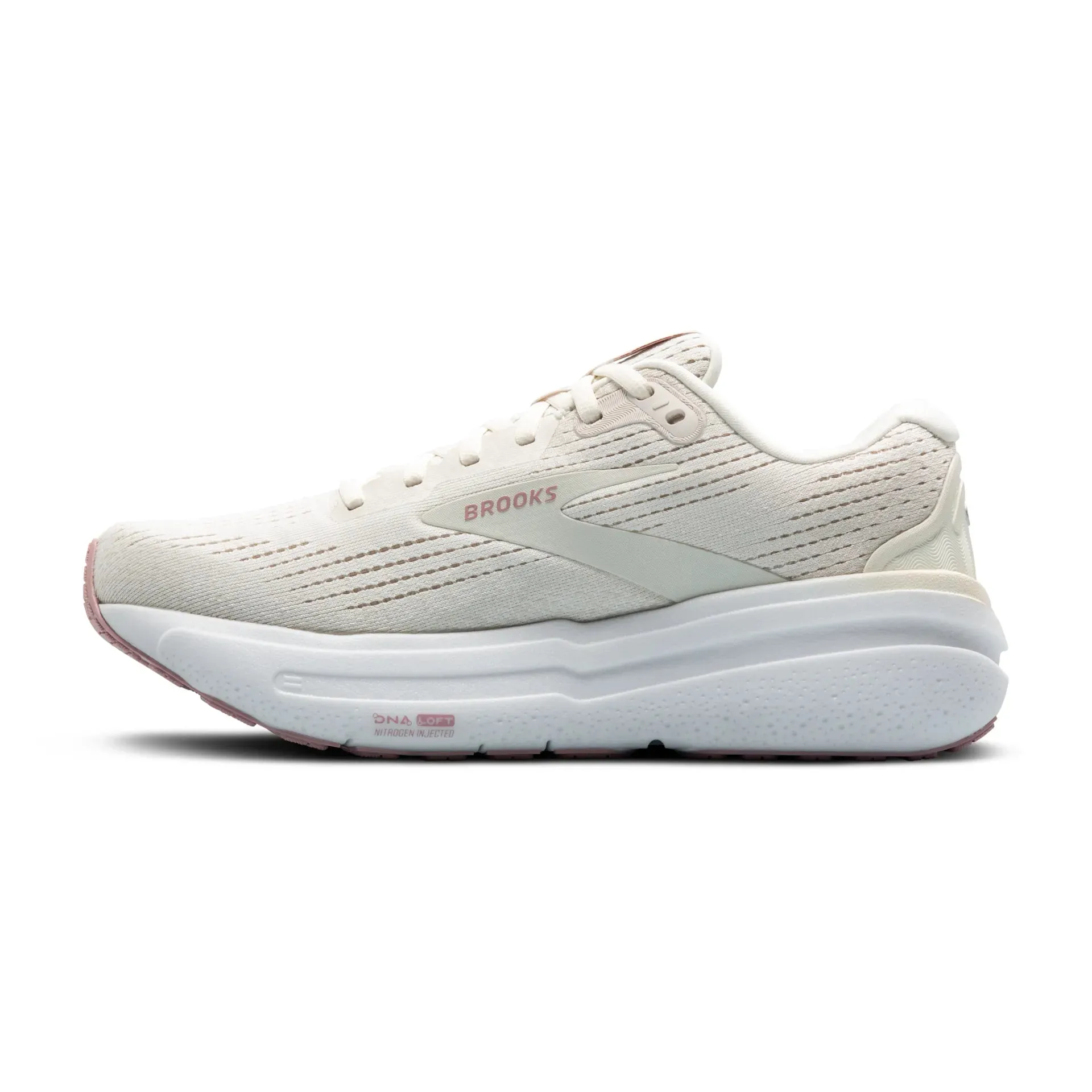 Brooks Womens Trainer Ghost Max 2 Coconut Milk/Gray/Zephyr