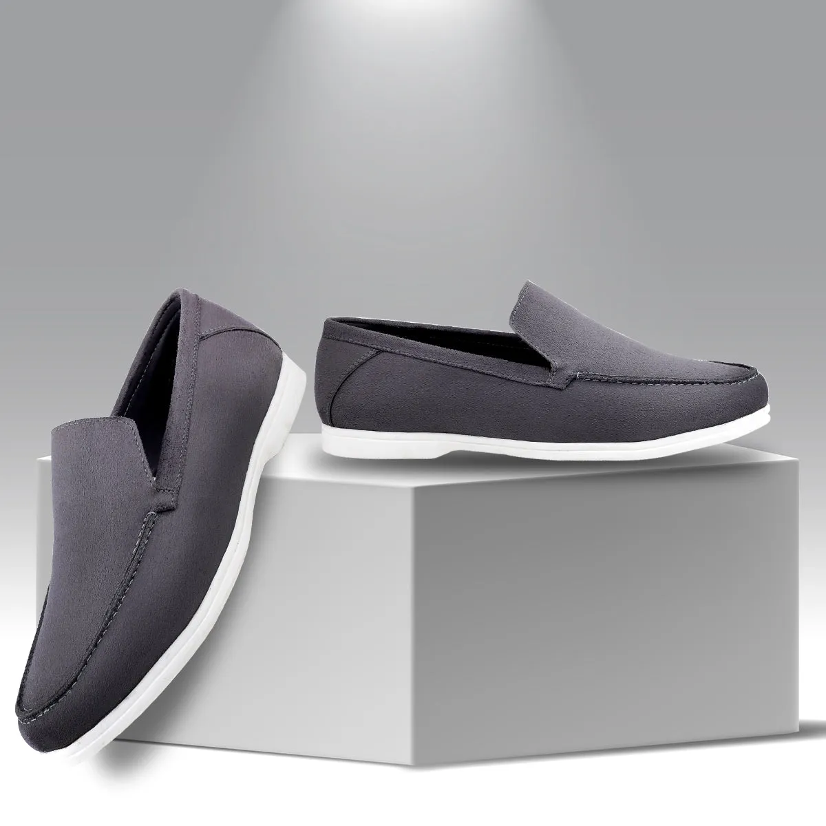 Bxxy's Luxury Vegan Suede Slip-on Loafers for Men