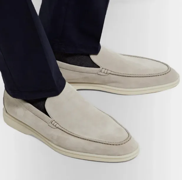 Bxxy's Luxury Vegan Suede Slip-on Loafers for Men