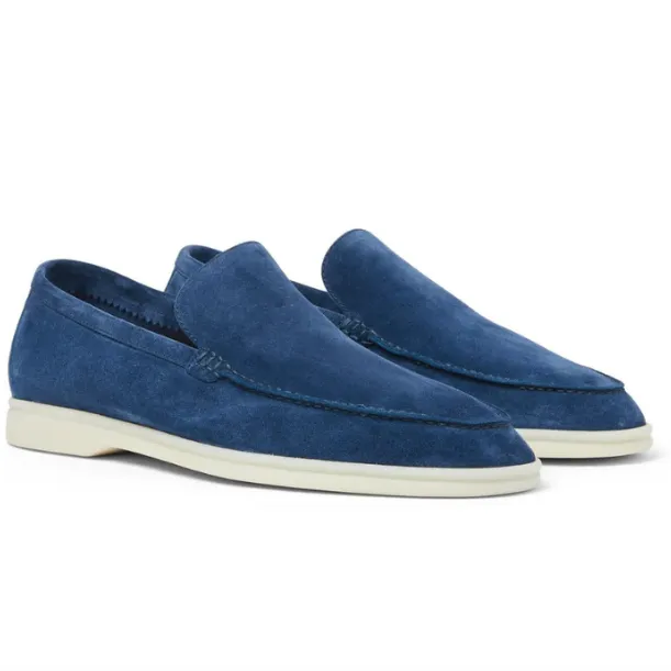 Bxxy's Luxury Vegan Suede Slip-on Loafers for Men