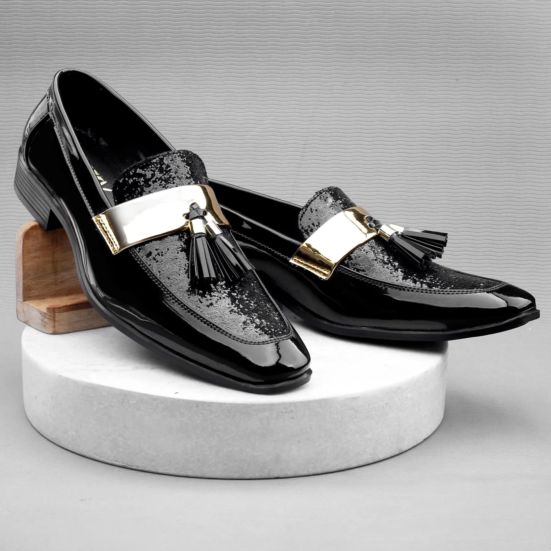 Bxxy's Men's Wedding Wear Moccasins Shoes