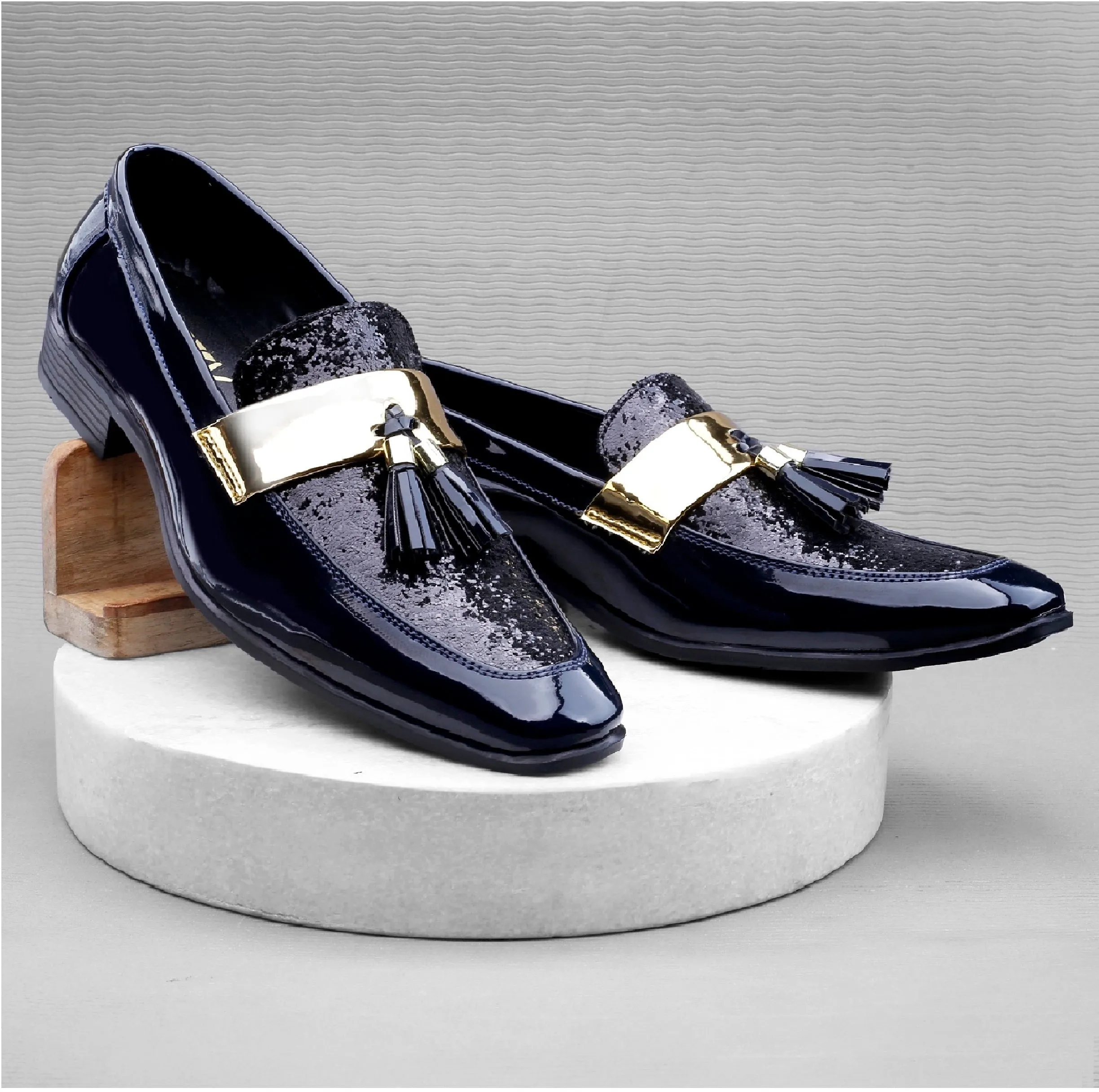 Bxxy's Men's Wedding Wear Moccasins Shoes