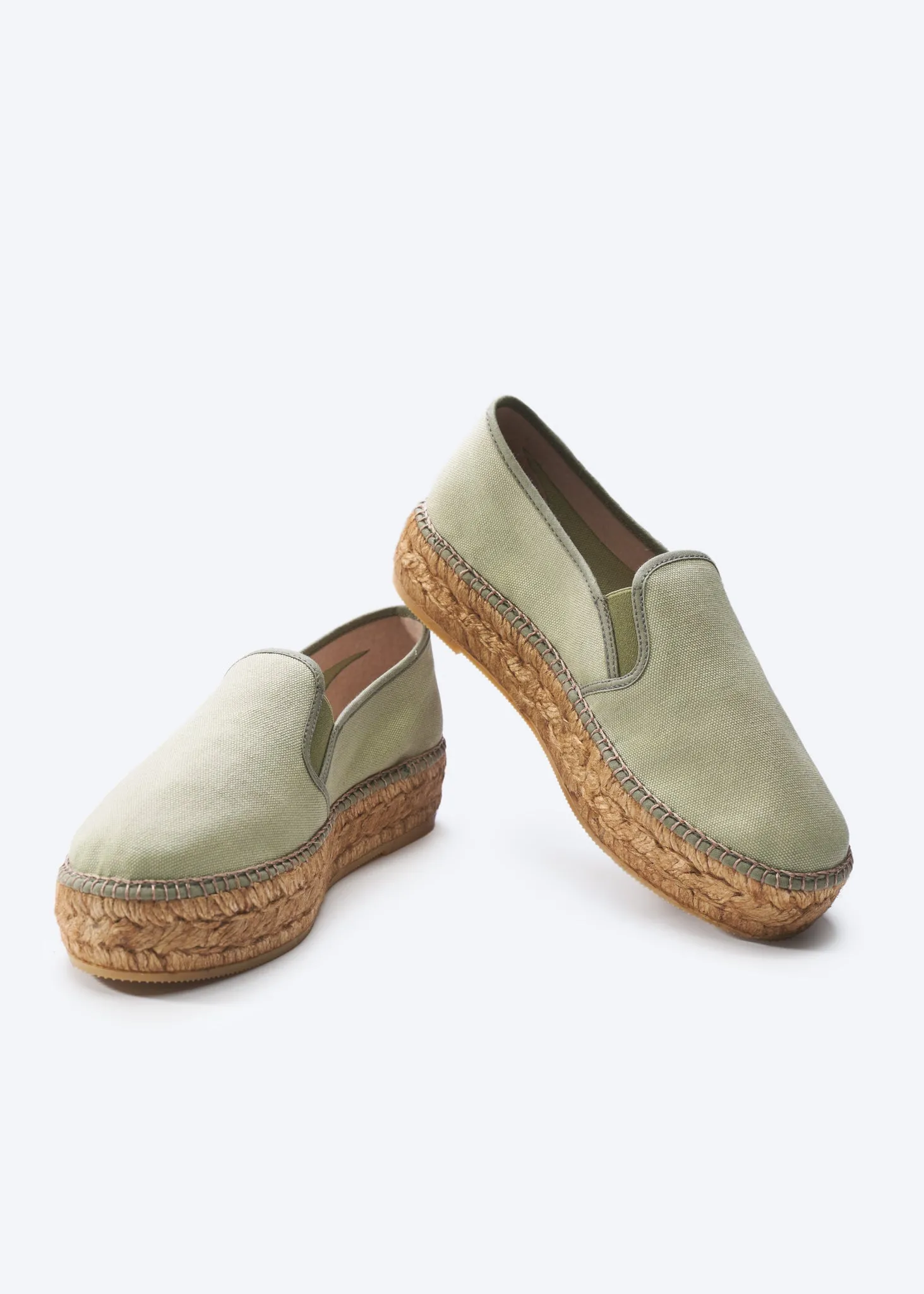 Castell Limited Edition Canvas Espadrille Platforms