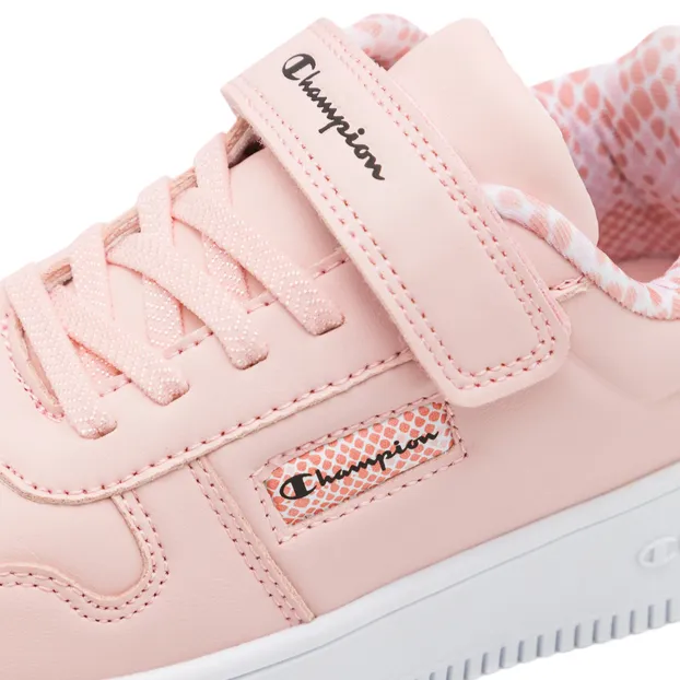 Champion scarpa sneakers con zeppa da bambina Rebound Platform Animalier S32753 PS019 rosa