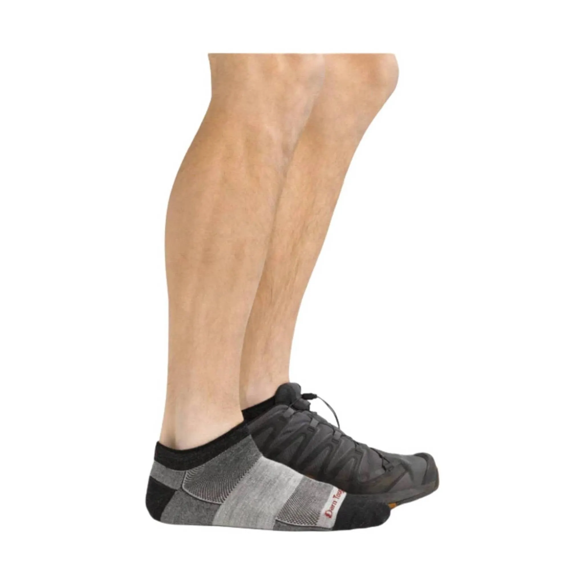 Darn Tough Vermont Men's No Show Lightweight Running Sock - Charcoal