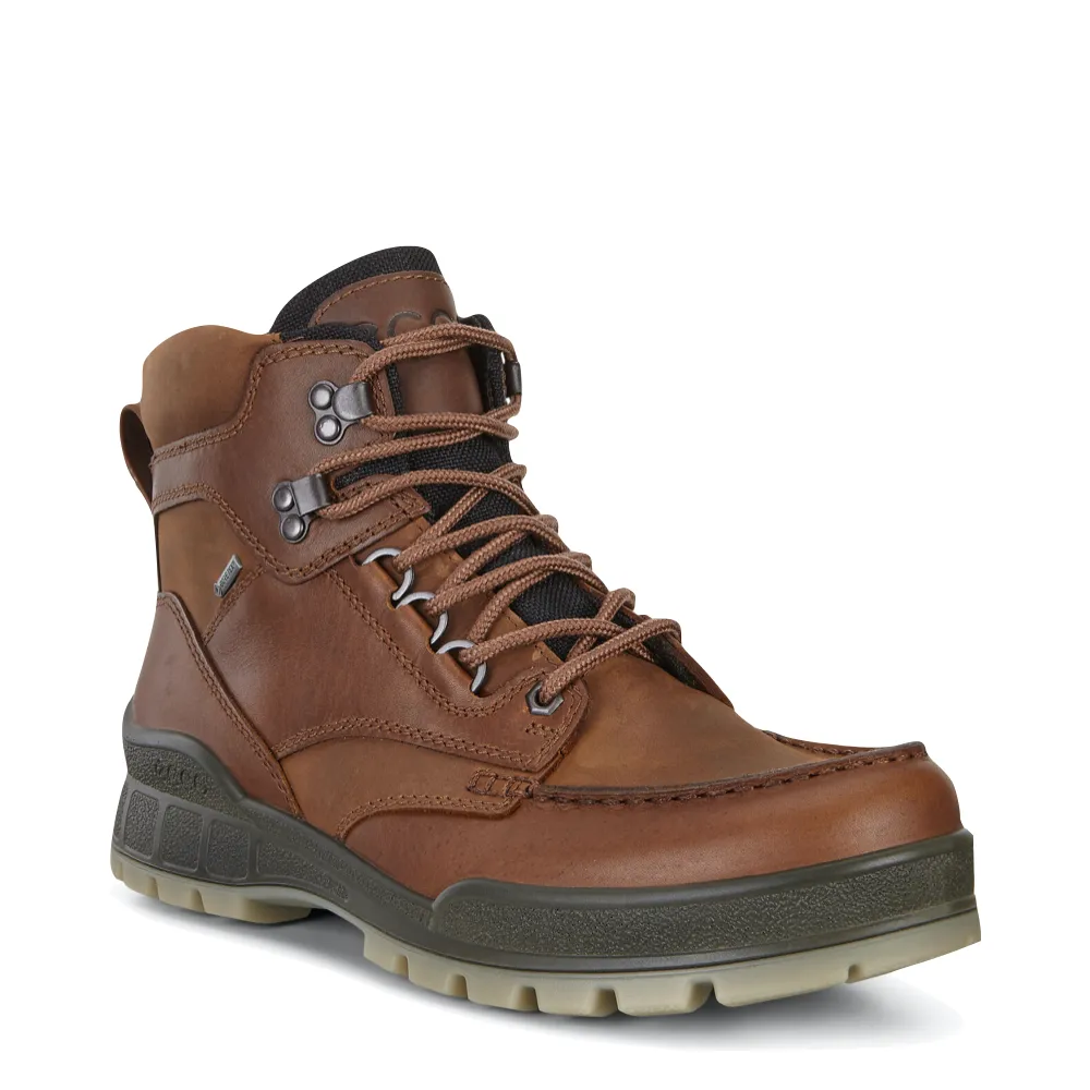 Ecco Men's Track 25 High GTX Waterproof Leather Boot in Bison Brown