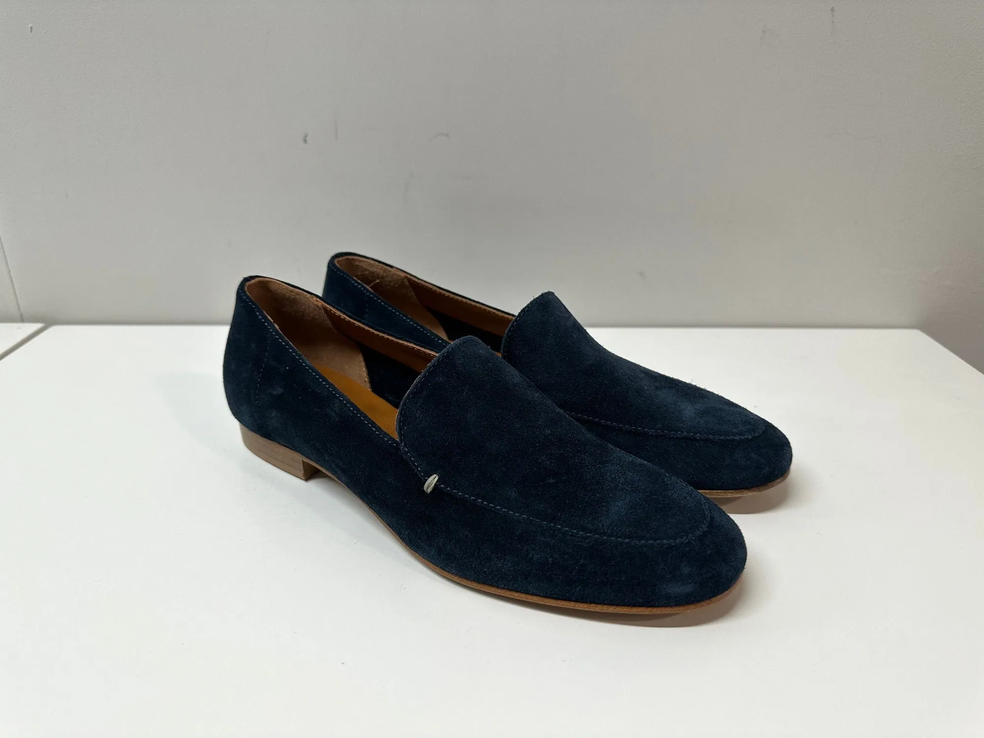 Emporio Italia Cetera Loafer G594 In Navy Suede