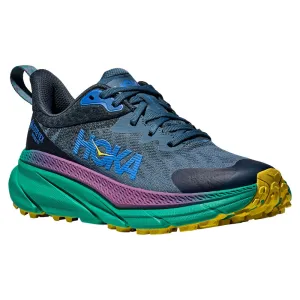 Hoka 1134502-RLT Challenger 7 GTX Waterproof Trail Running Shoes for Ladies - Real Teal/Tech Green - 7.5M