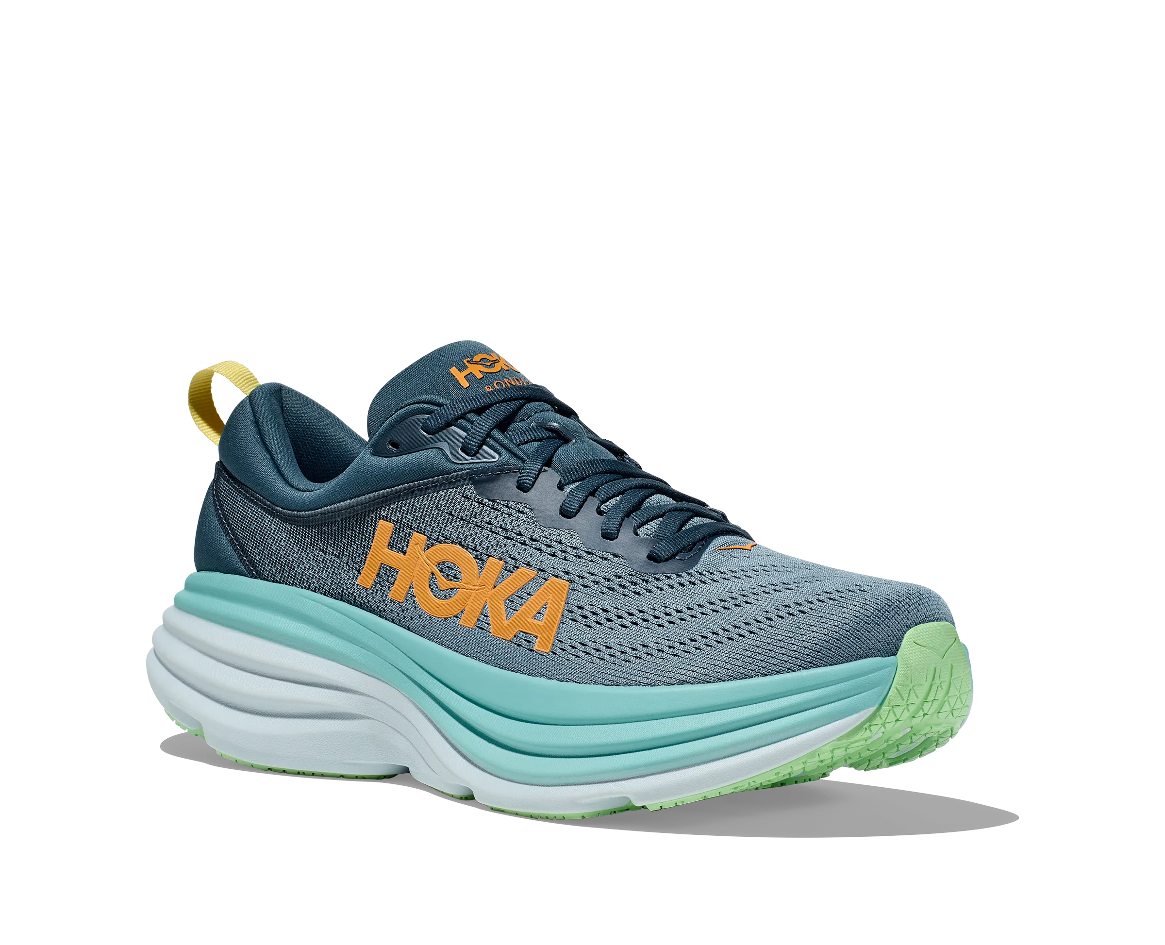 Hoka Mens Trainer Bondi 8 Real Teal/Shadow