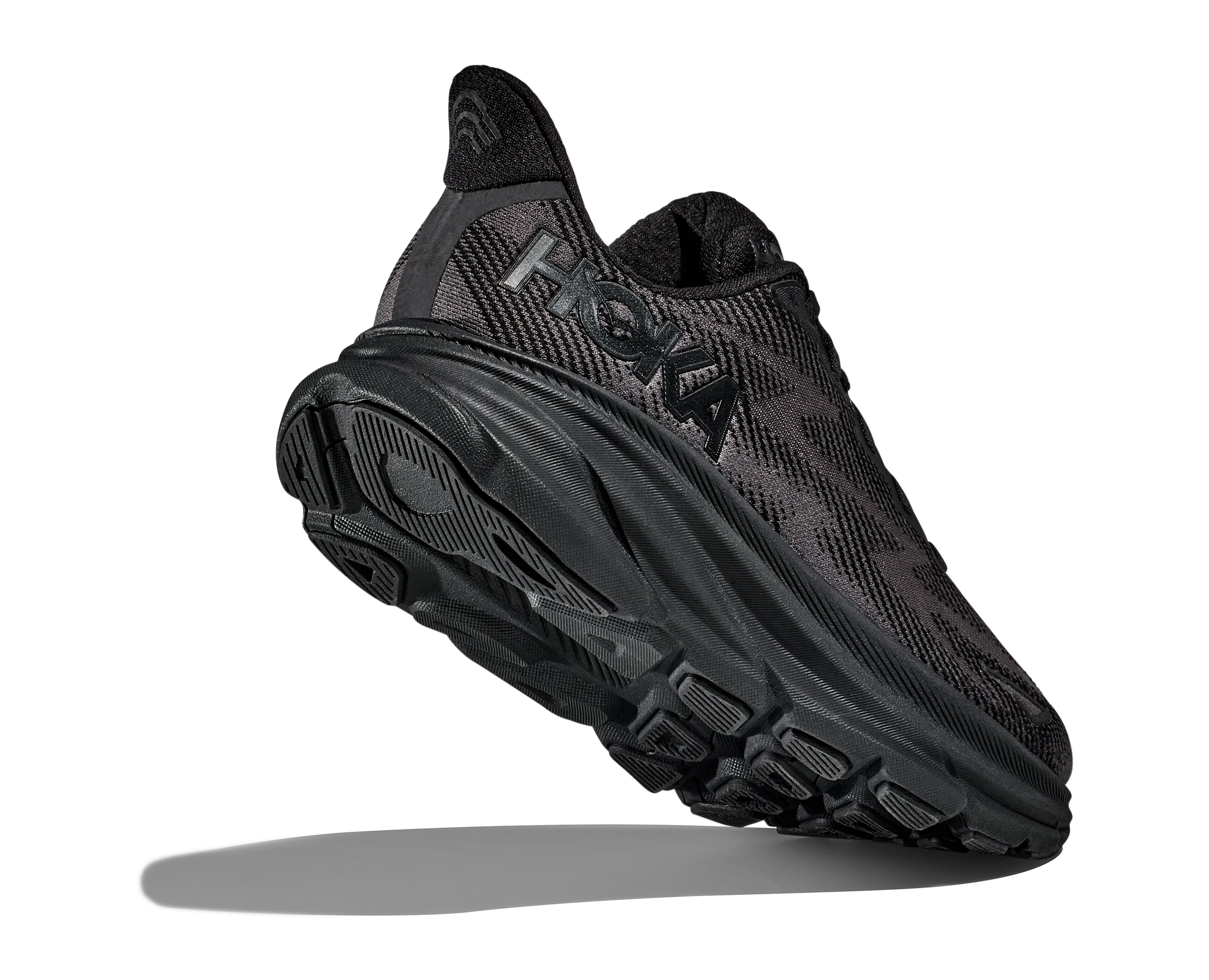 Hoka Womens Trainer Clifton 9 Black/Black