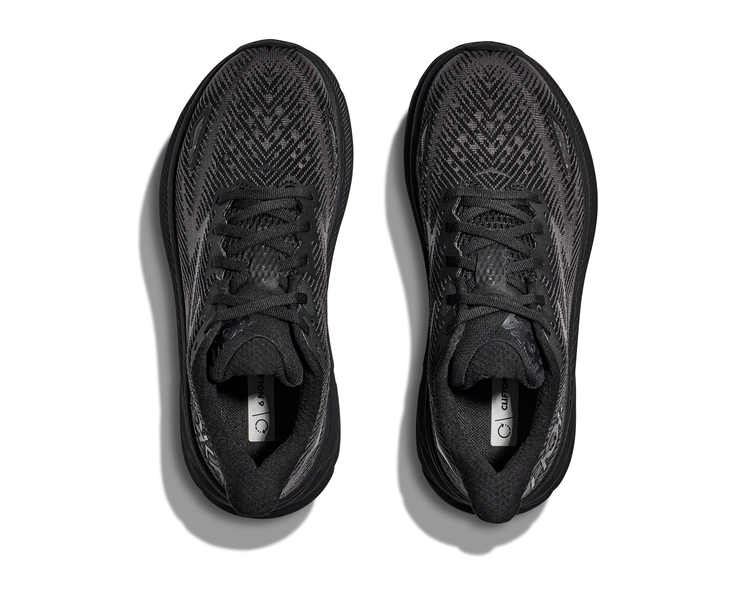 Hoka Womens Trainer Clifton 9 Black/Black