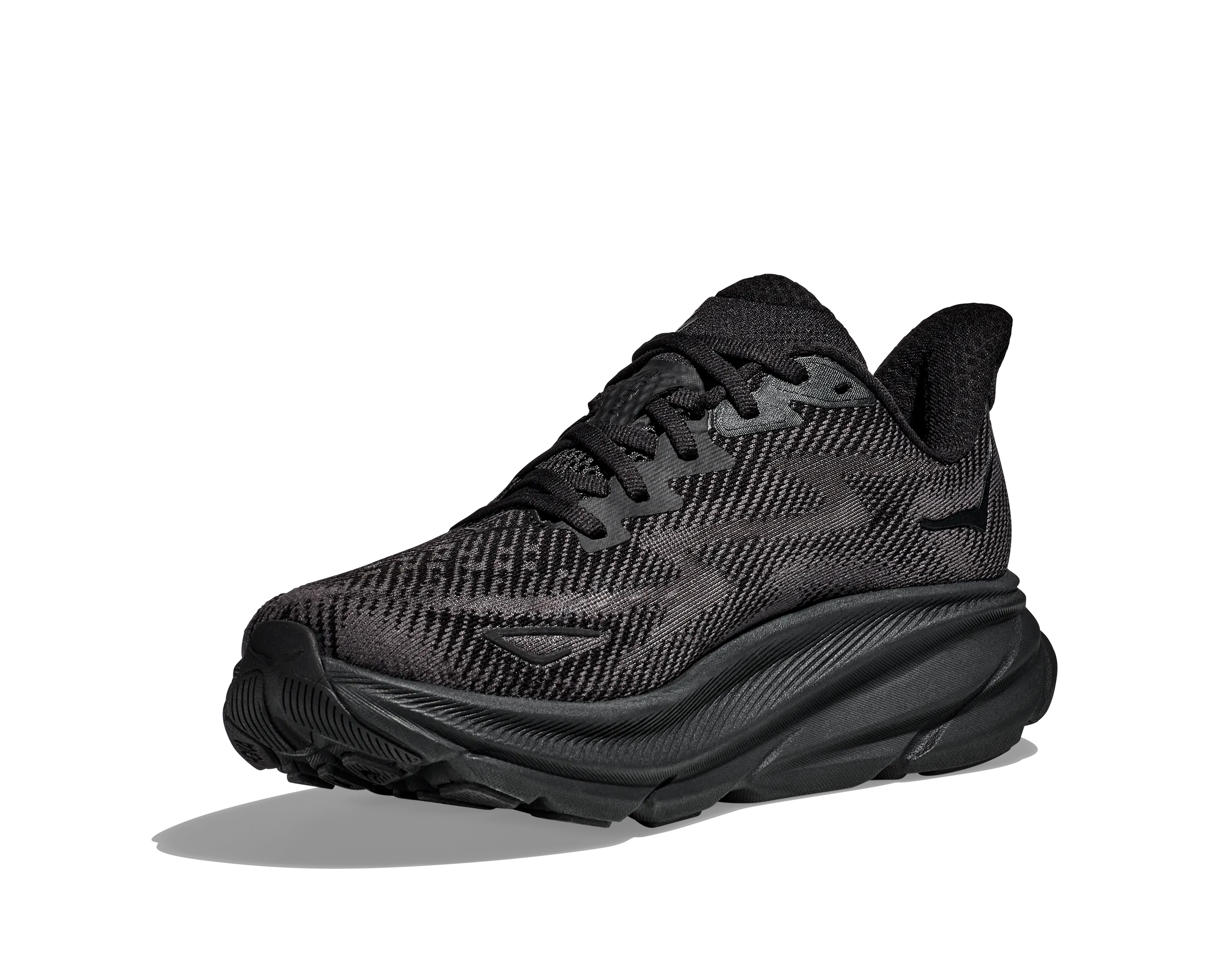 Hoka Womens Trainer Clifton 9 Black/Black