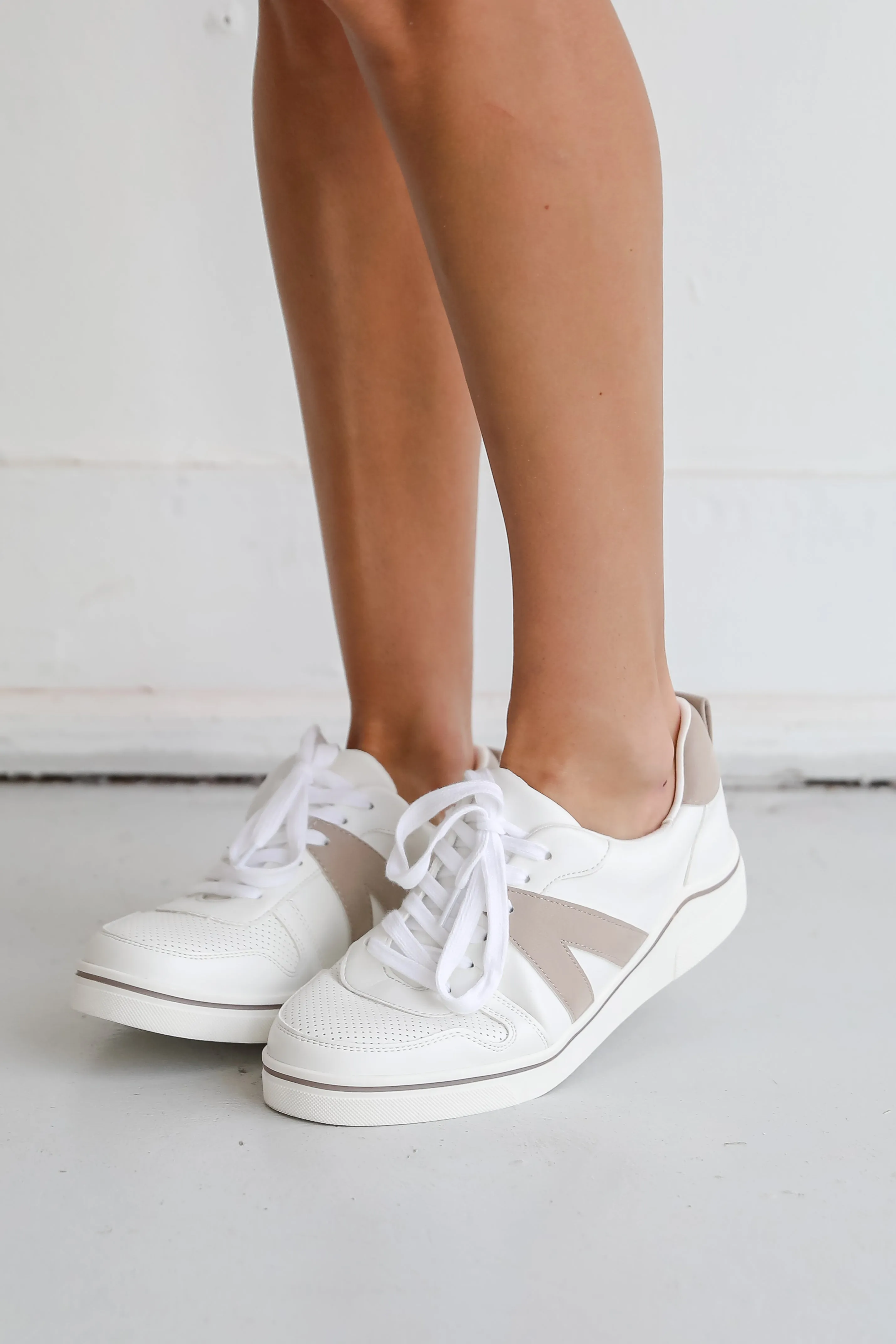 Keep Track White Sneakers