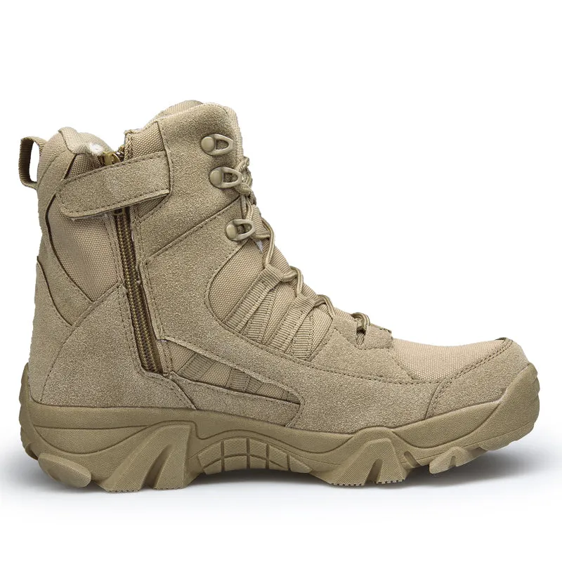 Mil-Tac Army Combat Shoes Side Zip Desert Boots | 1705