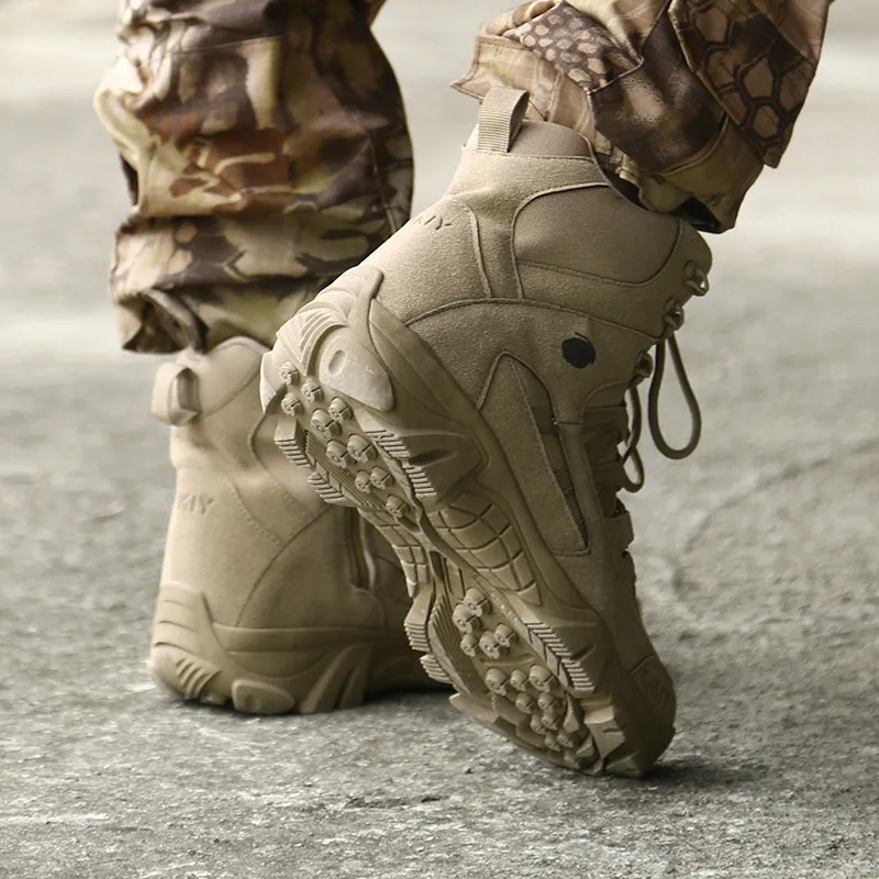 Mil-Tac Army Combat Shoes Side Zip Desert Boots | 1705