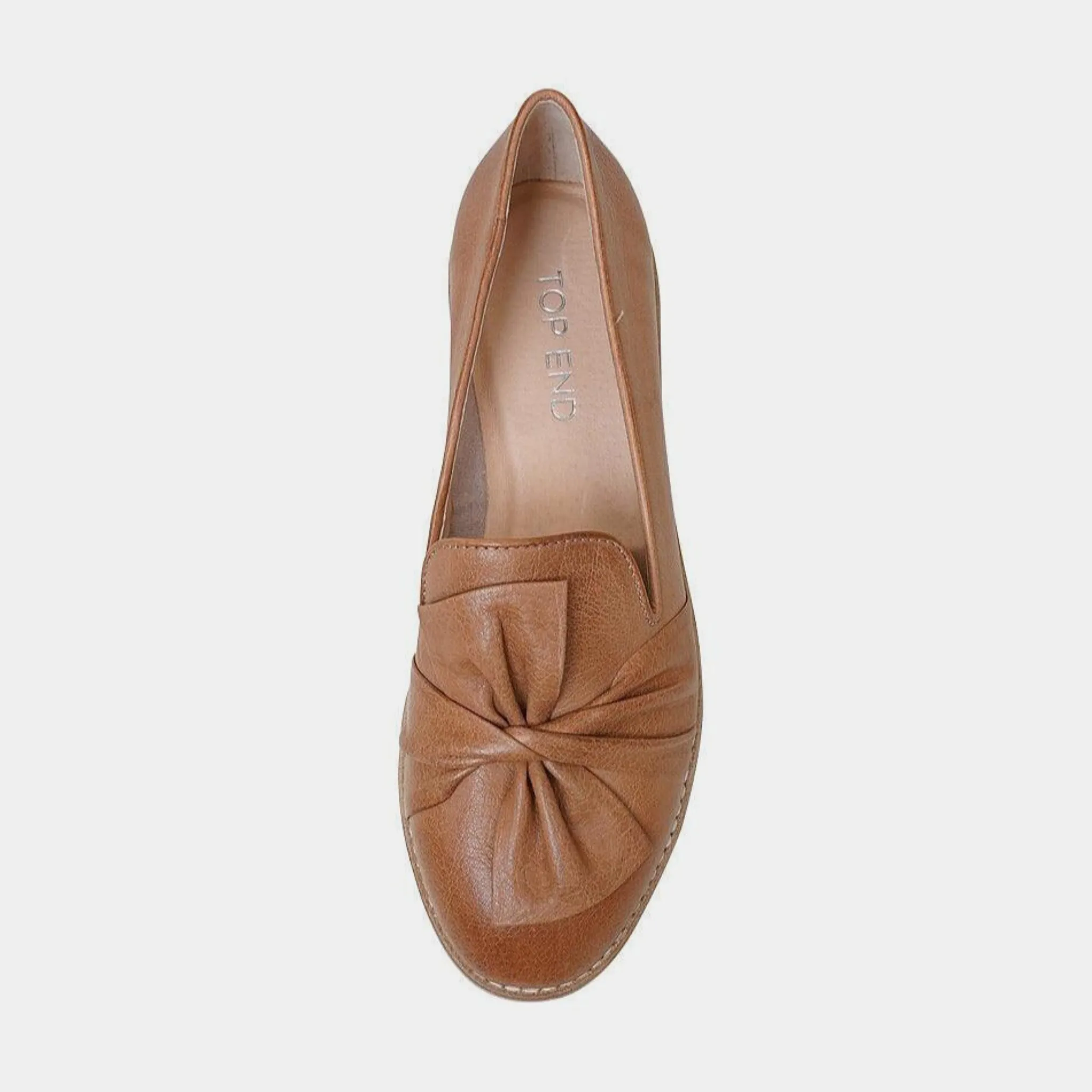 Oclem Tan Leather Loafers