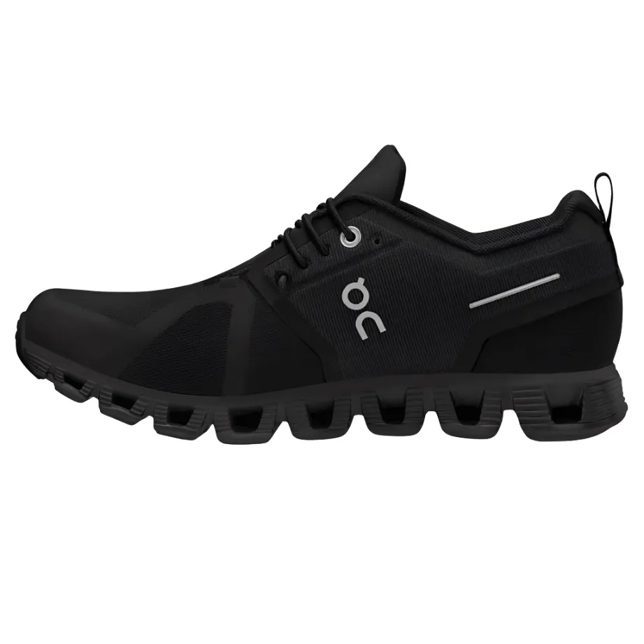 On Running Womens Trainers Cloud 5 Waterproof All Black