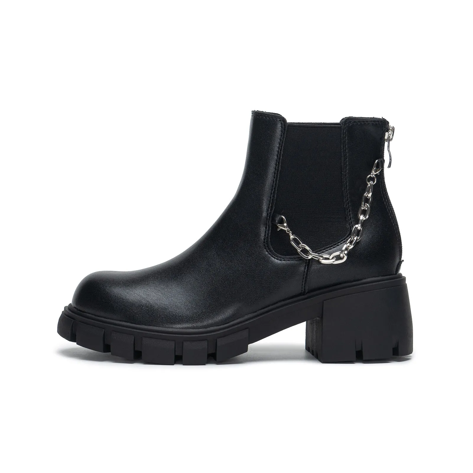 Platform Round Toe Ankle Booties