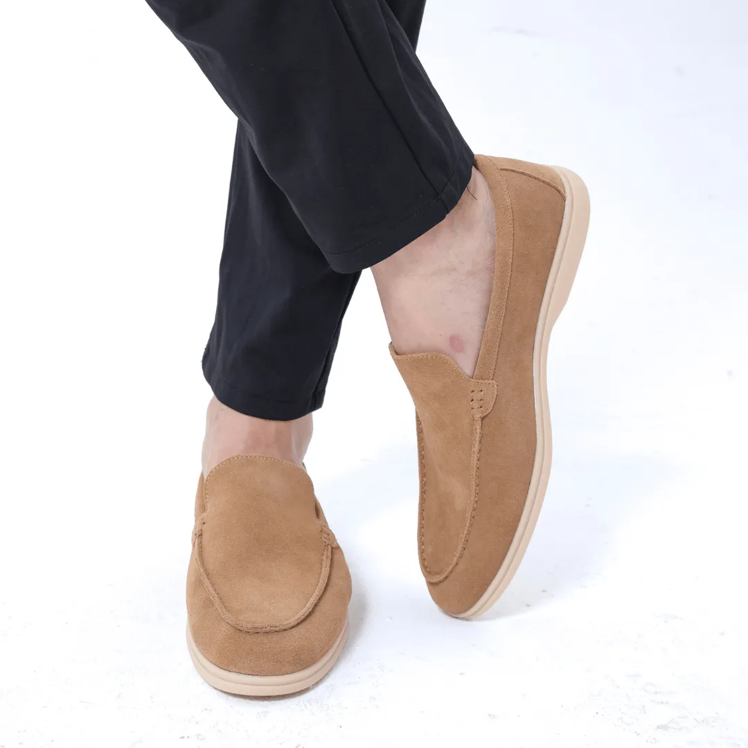 Premium Suede Slip-On Loafers for Effortless Style and Comfort