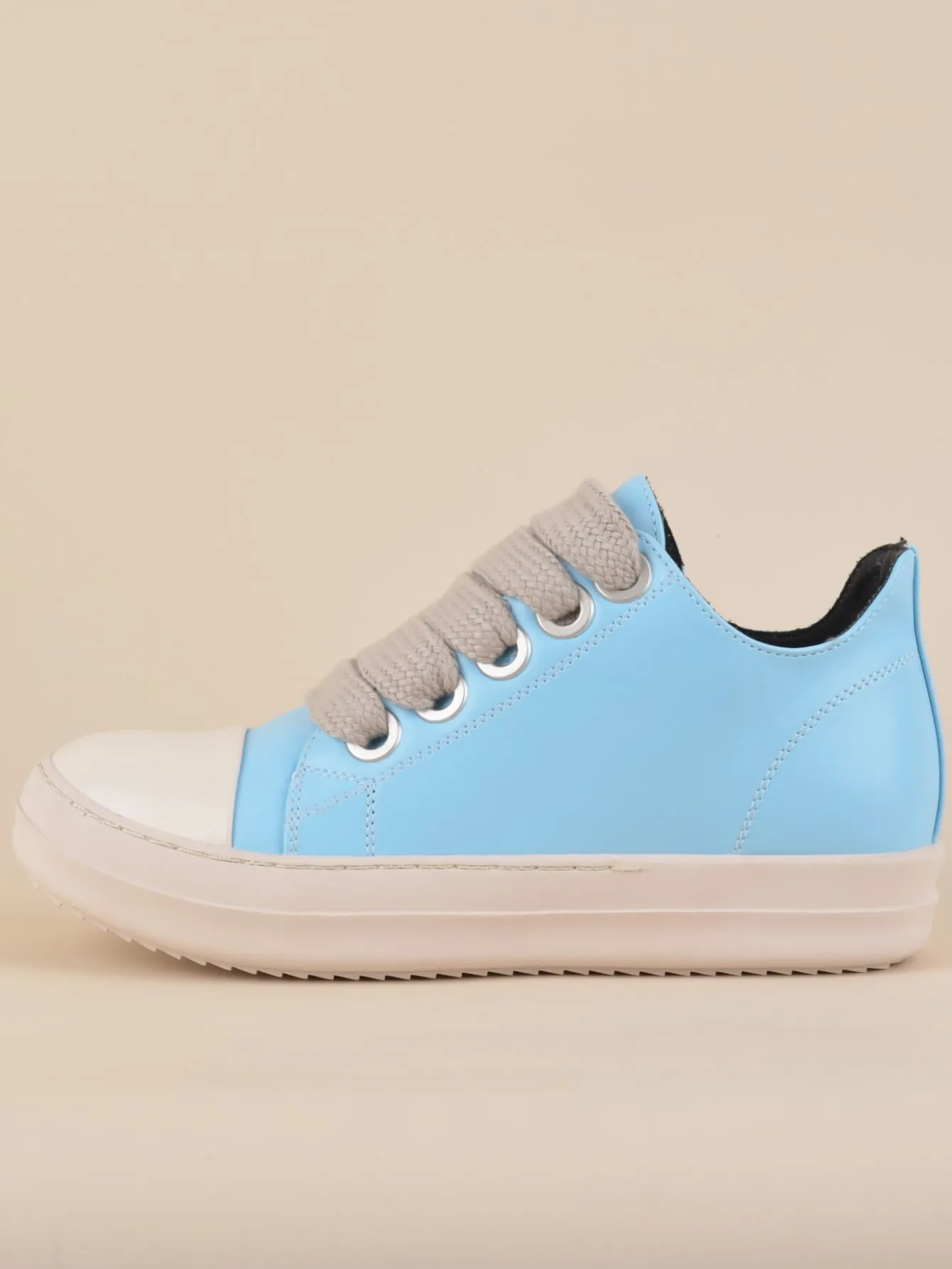 PU LEATHER LOW TRENDY  CASUAL SNEAKERS