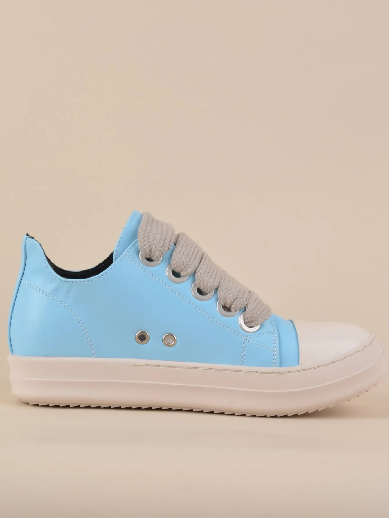 PU LEATHER LOW TRENDY  CASUAL SNEAKERS