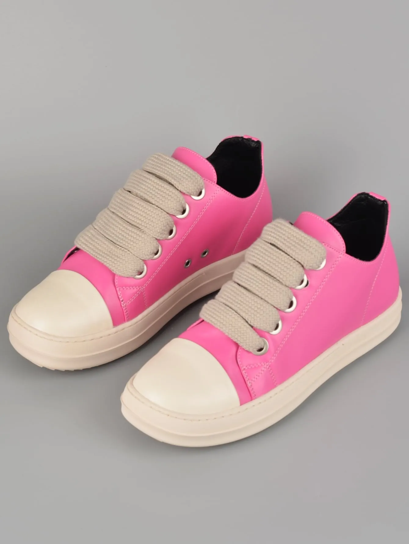 PU LEATHER LOW TRENDY  CASUAL SNEAKERS