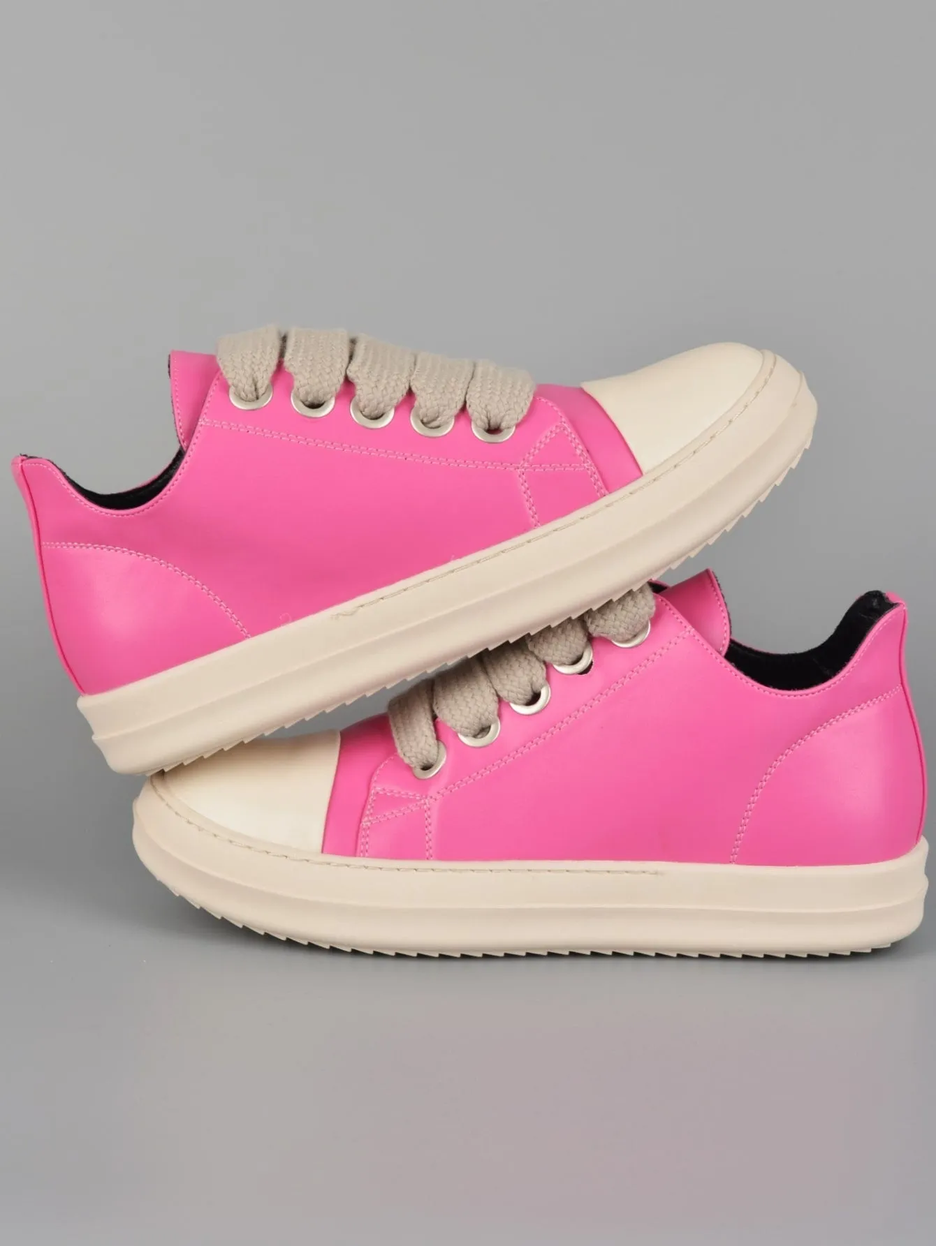 PU LEATHER LOW TRENDY  CASUAL SNEAKERS