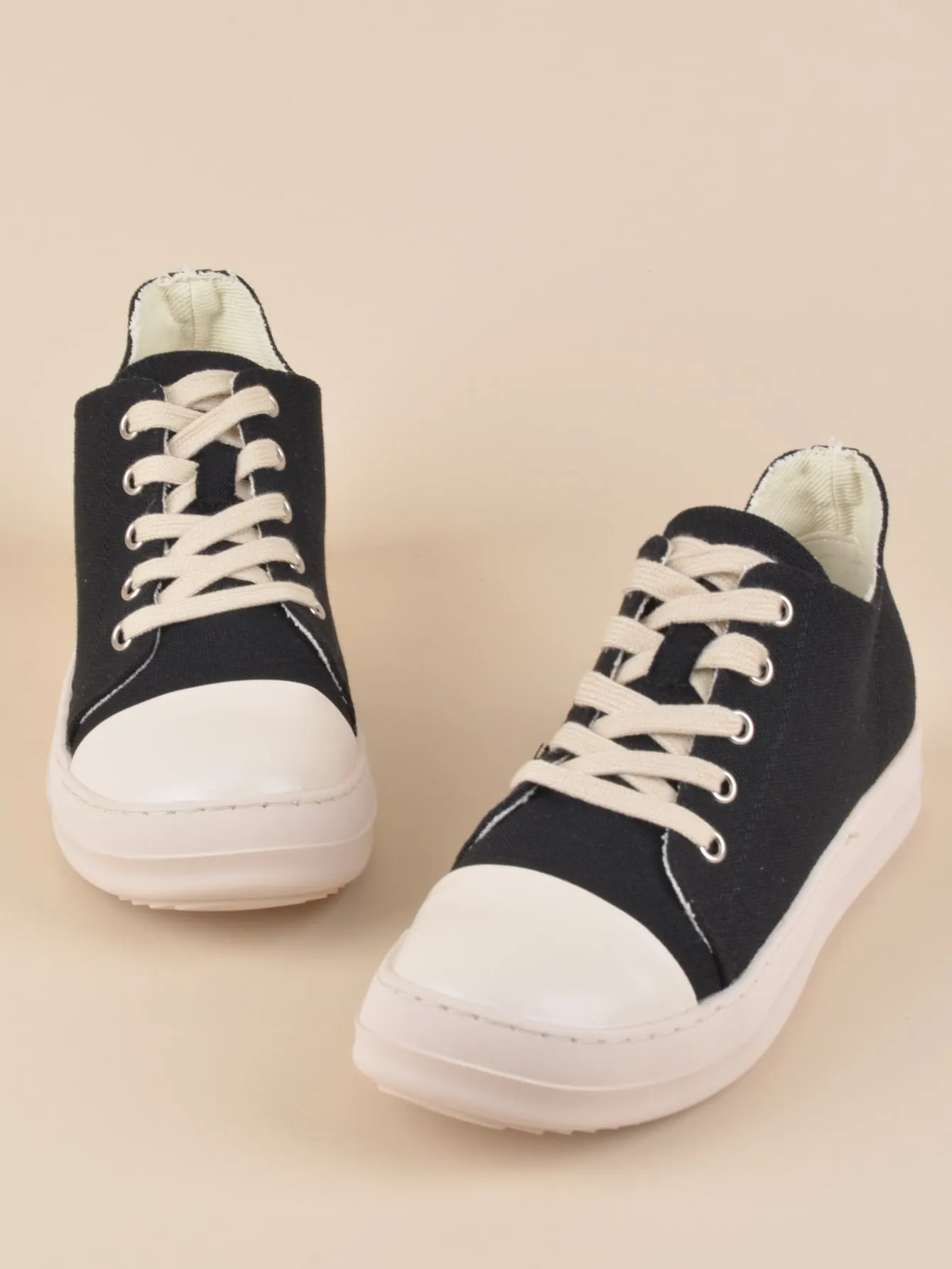 PU LEATHER LOW TRENDY  CASUAL SNEAKERS