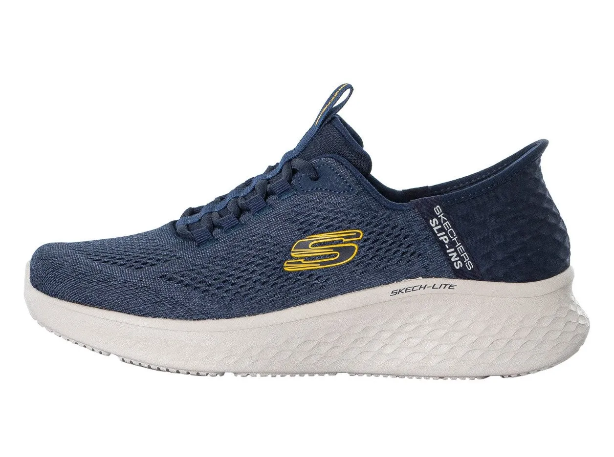 Skechers Mens Trainer Skech-Lite Pro Primebase Navy/Yellow