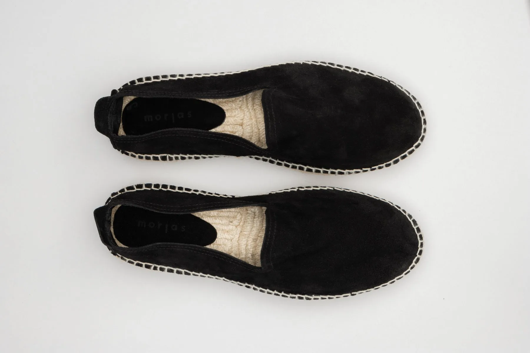 The Espadrille - Black Suede