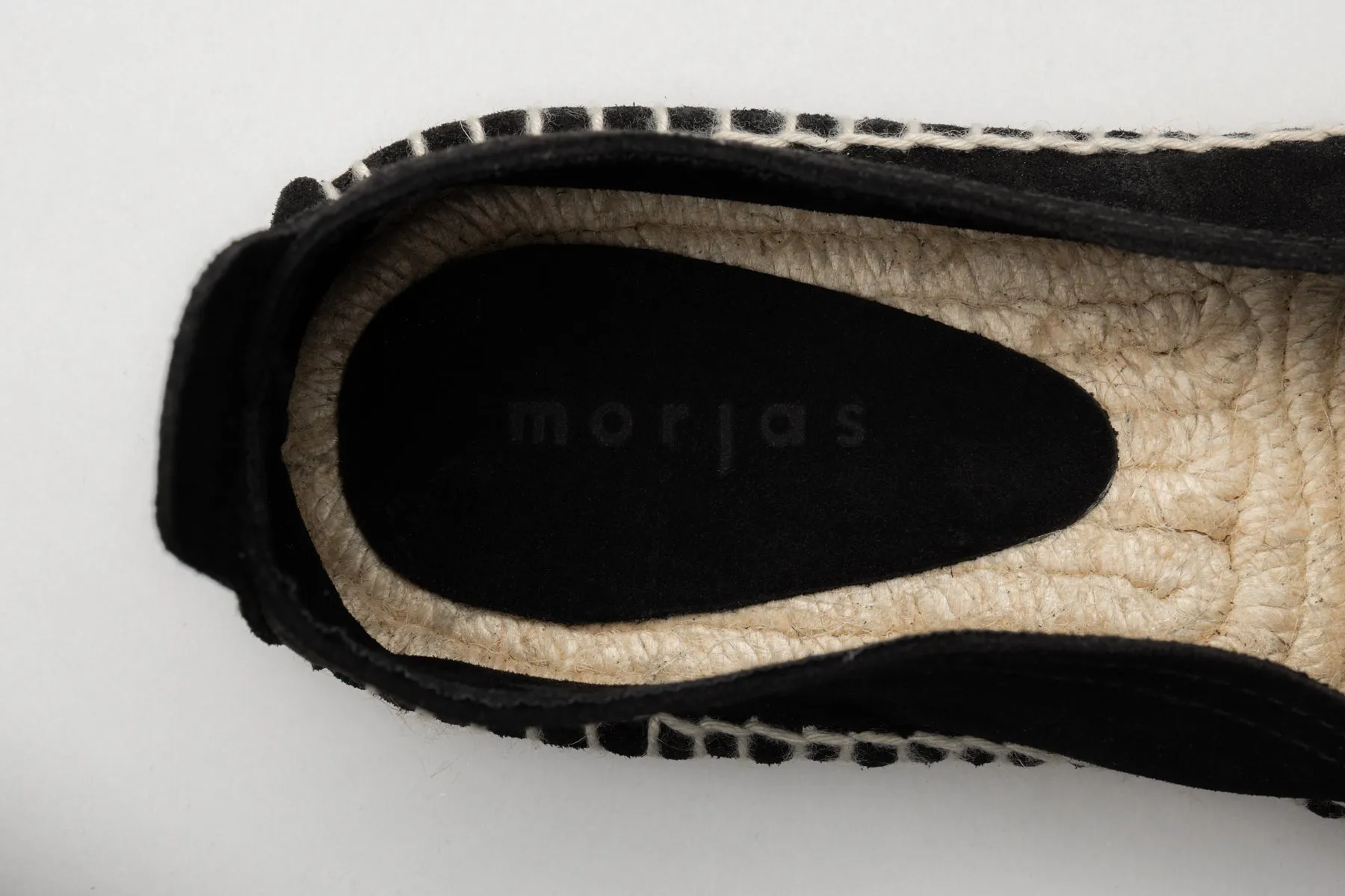 The Espadrille - Black Suede