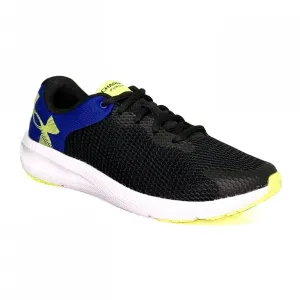 Under Armour Boys Trainers BGS Charged Pursuit 2 BL Black/Royal Blue/Yellow