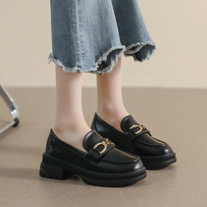 Women Casual Stylish Thick Soled Loafers