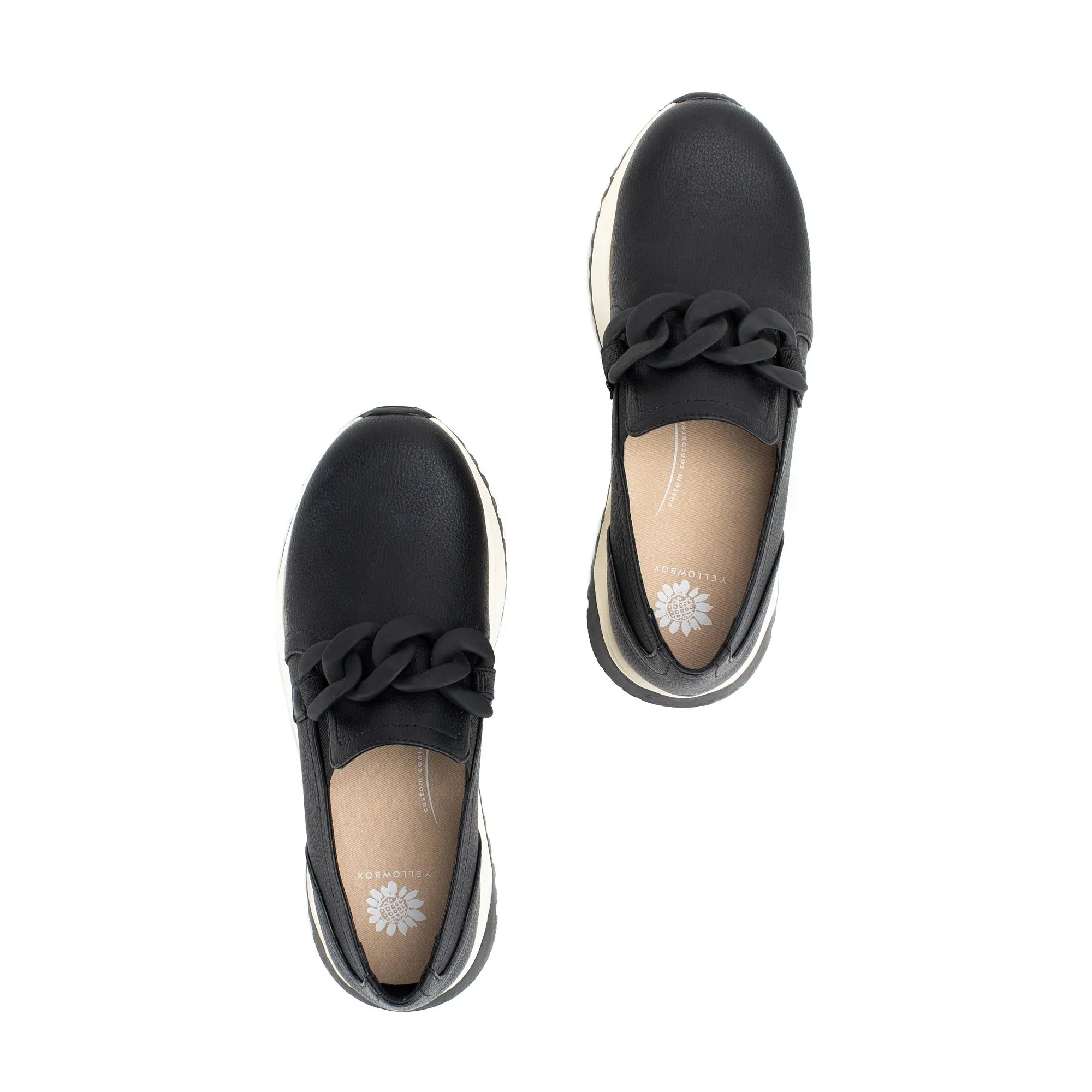 Yellow Box | Rory Slip-On Loafer in Black